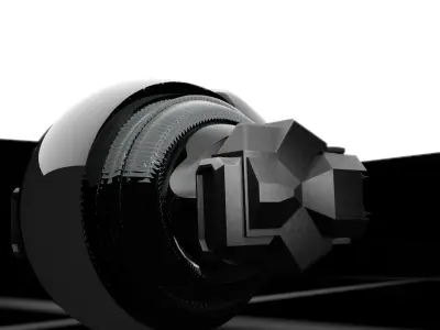 Drone futuristic robot 3D model
