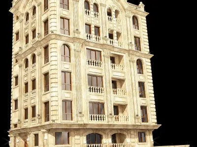 3d model of a residential apartment with full details  3D model