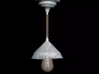 Game-Ready Textured Low-Poly Lamp Model Low-poly 3D model