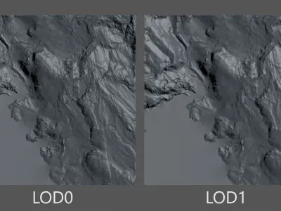 TERRAFORM Coastal 09 Low-poly 3D model