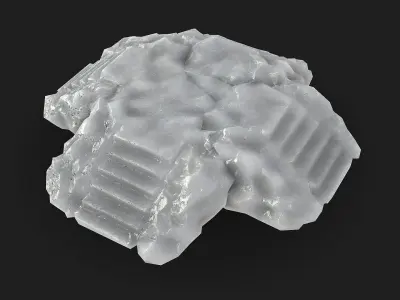 Staris Rock 12 Low-poly 3D model