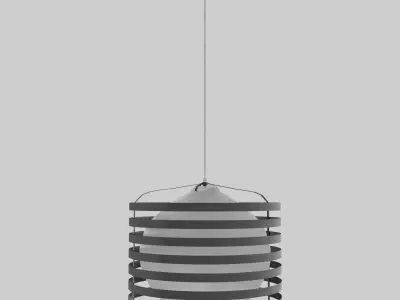 Hanging Lamp Low-poly 3D model order