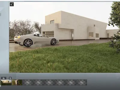 Hill House Lumion best Effect Low-poly 3D model