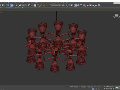 Charles suspension Low-poly 3D model