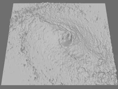 NGC 1433 deep sky object 3d software analysis 3D print model