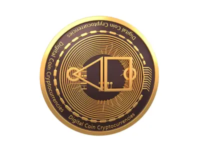 International Squid Games Coin v3 001 3D model