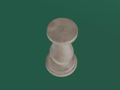3D Pedestal Model Free low-poly 3D model