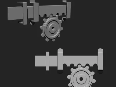 Door Latch IMM Brush Pack 20 in One vol 4 3D model
