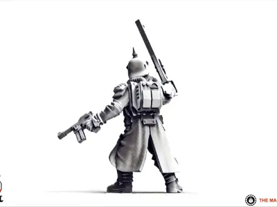 Valour Korps - Sergeant Mauser 3D print model
