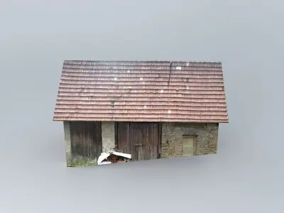 humno barn Free 3D model