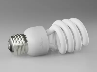 Fluorescent Lamp 3D model