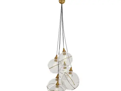 Skye Cluster Pendant by QUINTIESSE 3D model