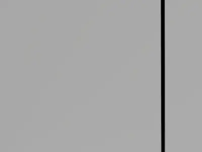 Modern Stem Light Fixture 3D model