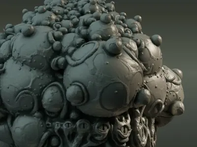 Yog-Sothoth Statuette 3D print model