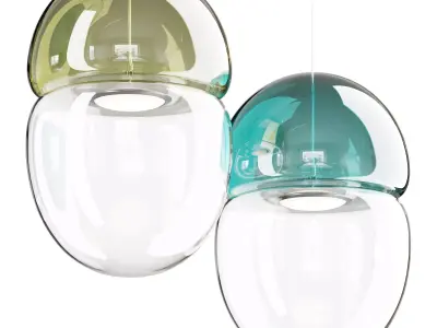 Ocrum DEW DROP  Hanging lamp 3D model