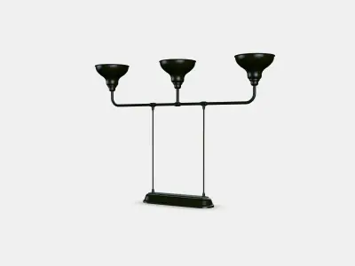 AGUNNARYD Pendant lamp with 3 lamps Low-poly 3D model