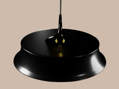 Modern Pendant Lights 3 - Ceiling Lights Low-poly 3D model