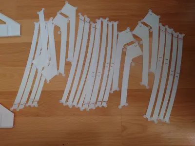 MJS2310-TT PONT FERROVIAIRE DE MASSONGEX -Railway Bridge 3Dprint 3D print model