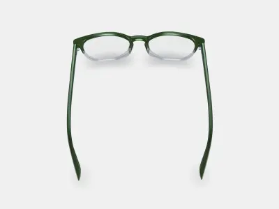 Abner Eyeglasses in Rosemary Crystal Fade 3D model
