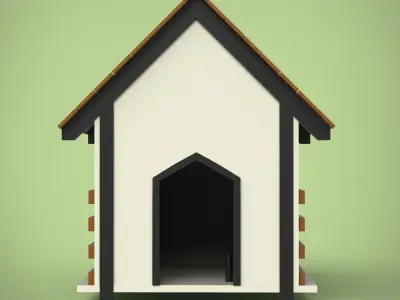 Dog house 3D model