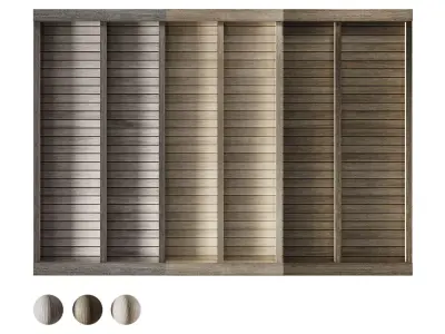 Wooden ceiling 3D model