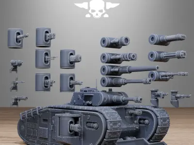 FreeGuard Heavy Tank 3D print model