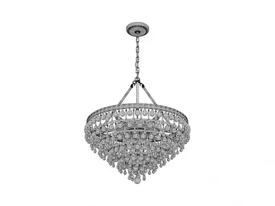 Calypso 8 Light Chandelier 137-CH 3D model