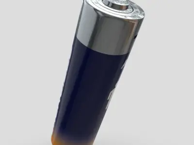 Battery AA Low-poly 3D model