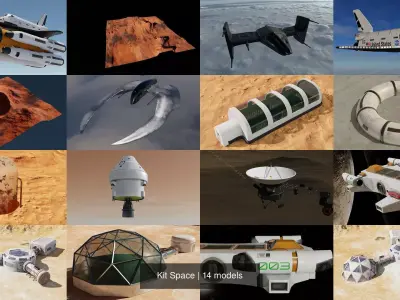 Kit Space 3D Model Pack
