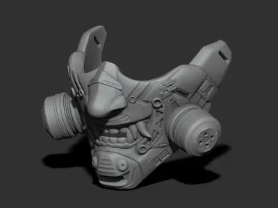 Scifi ONI Mask for 3d print 3D print model