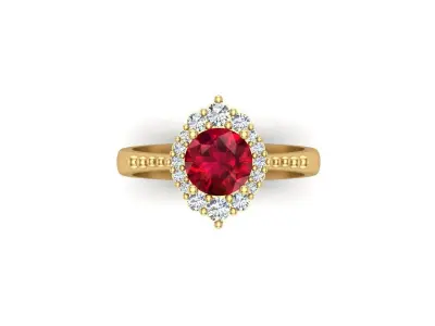 Jewelry ring 418 3D print model