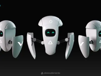 Bi-Bot V1 3D model