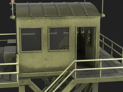 Watchtowers v3 Low-poly 3D model