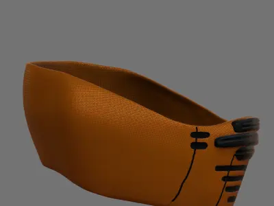 Gas mask helmet 3d model scifi Low-poly  Low-poly 3D model