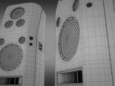 Hi-Fi Speakers 3D model