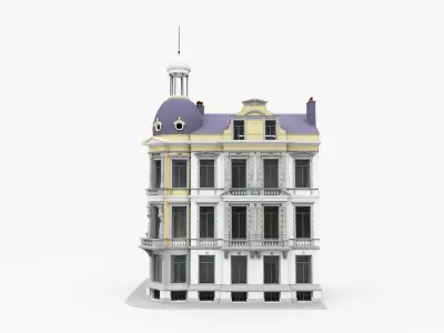 Classic Townhouse 3D model