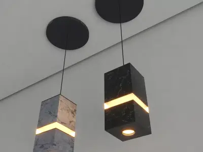 Pendant Light - 05 3D model