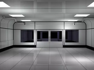 Sci Fi Room 3D model