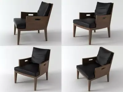 Betty four different chairs 3D model