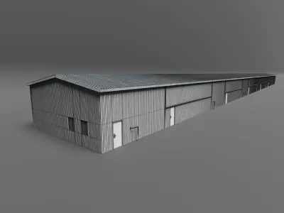 building07 Low-poly 3D model