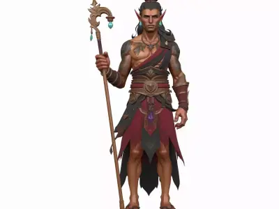 Elite Elven Prof Pack Night Blood Elf - 10 Models Collection