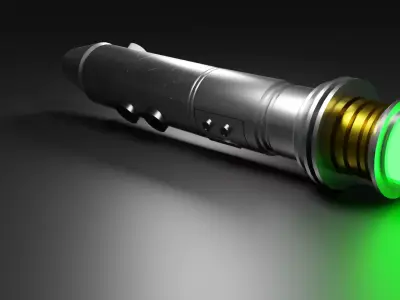 Asajj Ventress Padawan Lightsaber - 3D Print Model 3D print model