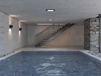 Forest House - villa 3D model