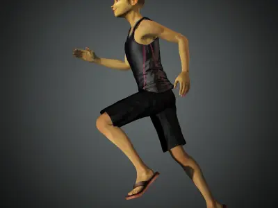 Weird Cartoon Character Semi Realistic Blender Maya Iclone  3D model