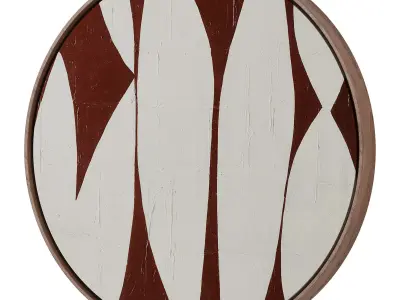 Abstract Painting Frame set 3D model 679