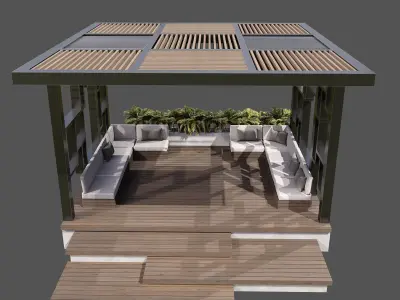 SITTING AREA NO18 A 3D model