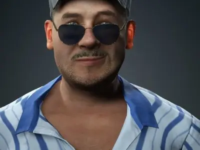 Fat Boy CGI Character 3D model