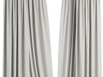 Curtain Set M25 3D model