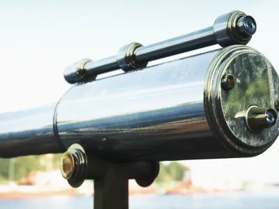 Telescope tripod 3D model