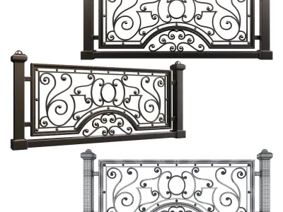 metal Low-poly 3D model